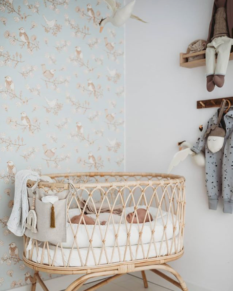 Babynest aus Leinen