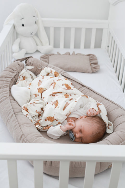Babynest aus Leinen