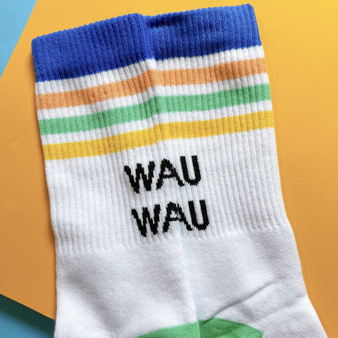 Socken "WAU WAU"