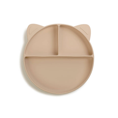 Silicone plate with compartments