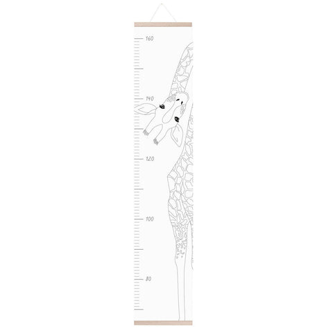 Messlatte mit Giraffe