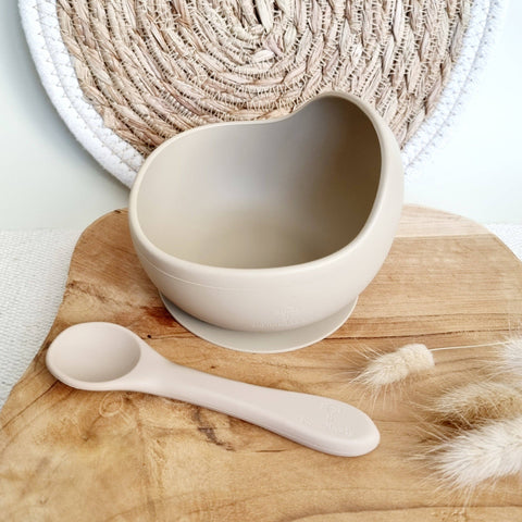 Silikonschale mit Löffel