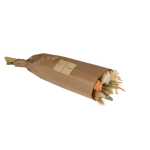 Trockenblumenstrauß - aprikose
