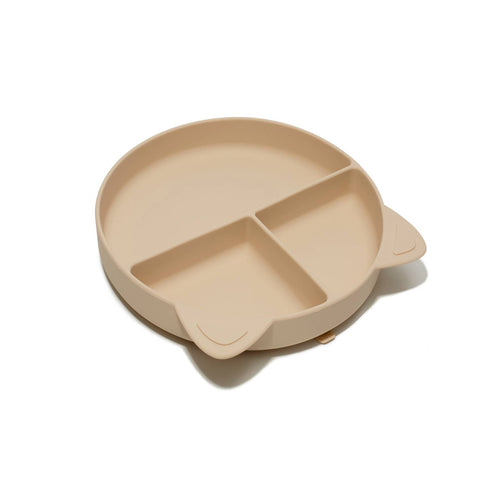 Silicone plate with compartments