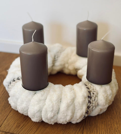 Macramé Advent wreath