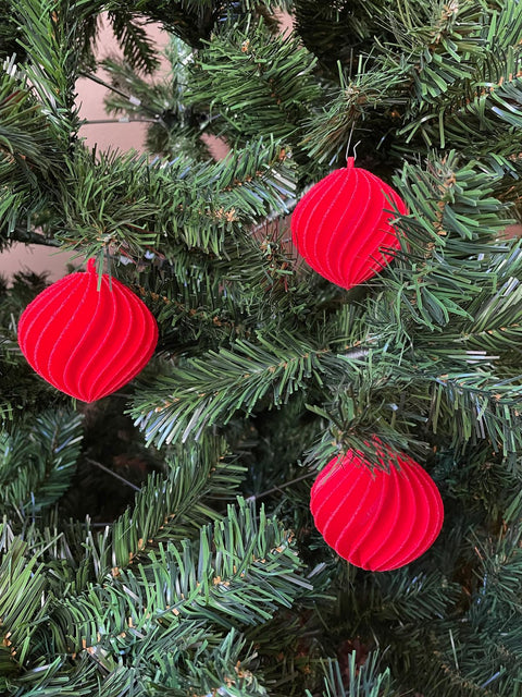 Christmas bauble from the 3D printer - Set of 6