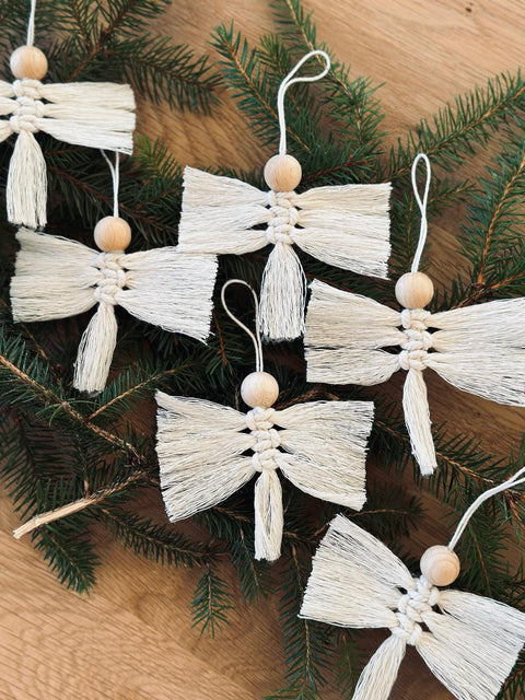 Macramé Angel- Set of 6 pieces