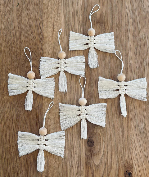 Macramé Angel- Set of 6 pieces