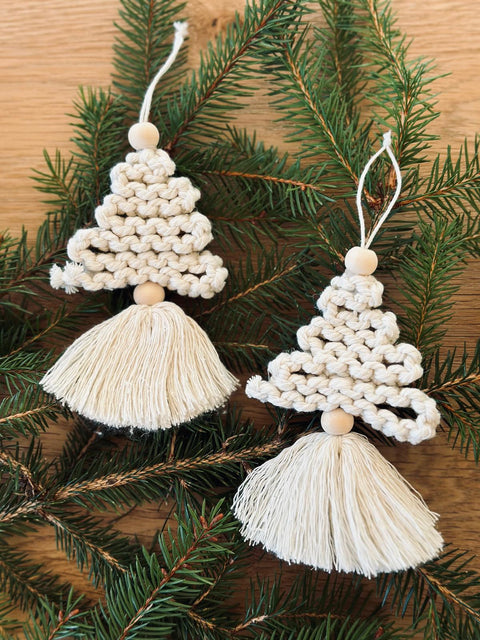 Macramé Christmas Tree - Set of 3