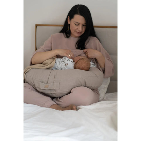 Linen nursing pillow